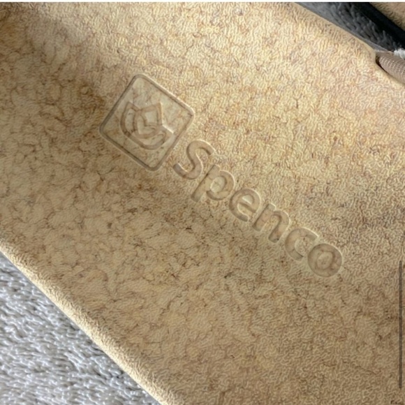 Spenco Yumi Plus Straw Java Cork Flip Flops 10 - Picture 8 of 14